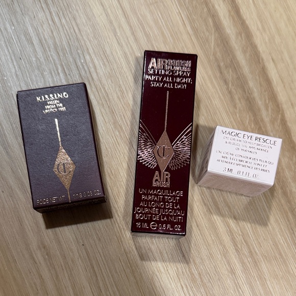 Charlotte Tilbury Lipstick, Setting Spray, and Eye Cream Trio - Picture 4 of 6